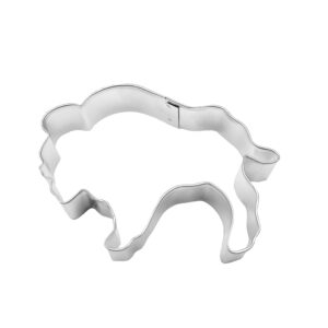 buffalo 4 inch cookie cutter from the cookie cutter shop – tin plated steel cookie cutter