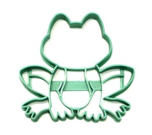 frog with detail amphibian cookie cutter made in usa pr4460