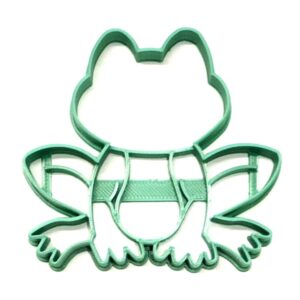 FROG WITH DETAIL AMPHIBIAN COOKIE CUTTER MADE IN USA PR4460