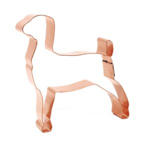 boer goat farm animal cookie cutter 3.75 x 4 inches - handcrafted copper cookie cutter by the fussy pup