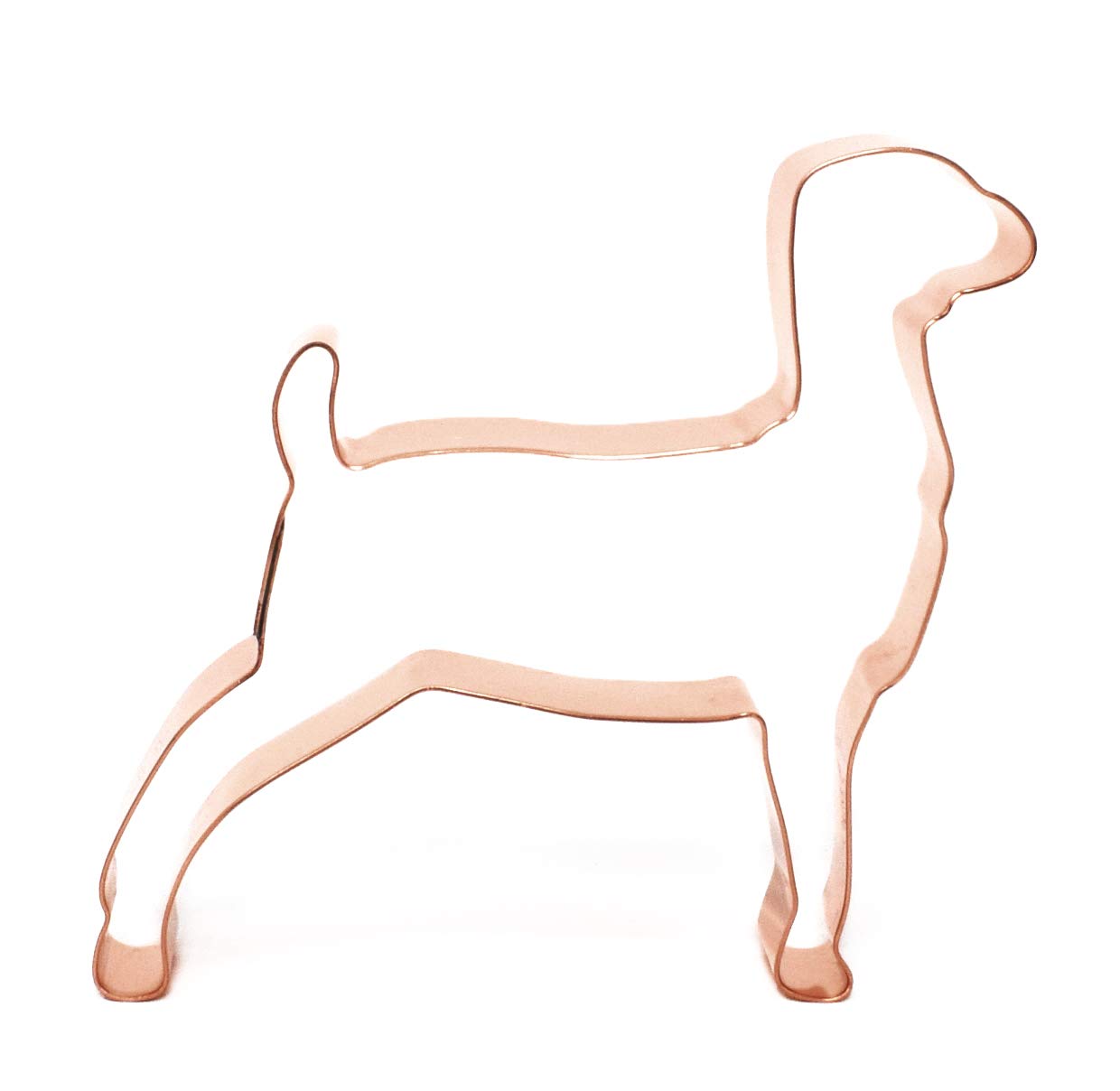 Boer Goat Farm Animal Cookie Cutter 3.75 X 4 inches - Handcrafted Copper Cookie Cutter by The Fussy Pup