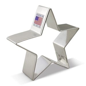 Pointy Star Cookie Cutter 3.5" Made in USA by Ann Clark