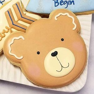 Bear Cookie Cutters 3-Pc. Set, Made in the USA by Ann Clark, Tiny Bear, Bear Face, Cute Bear