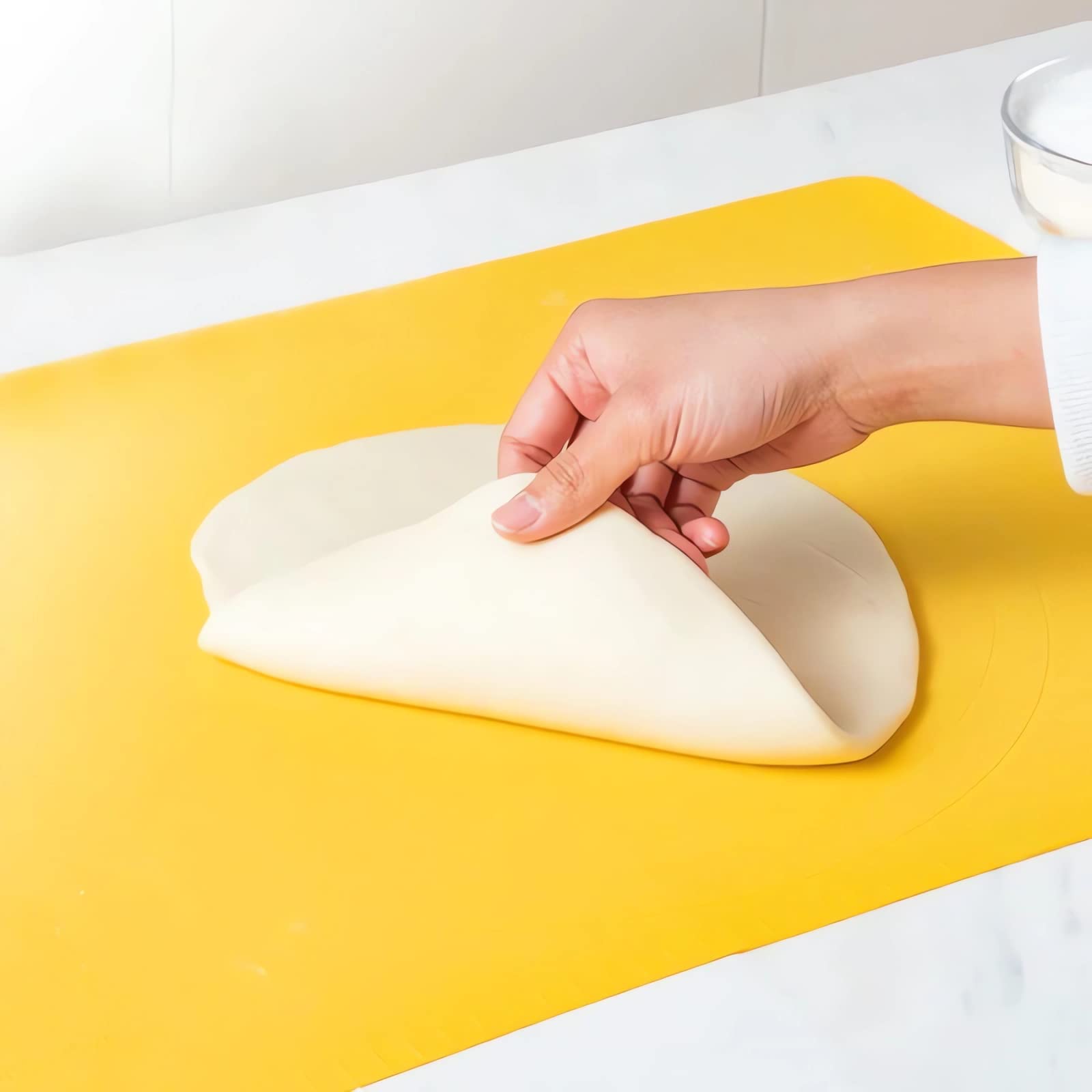 Extra Large Kitchen Silicone Pad - 2023 New Multifunctional Pastry Mat, Non Slip Non Stick Silicone Baking Mats for Rolling Out Dough and Cookie Sheets, Thick Heat Resistant Mat for Oven Bread