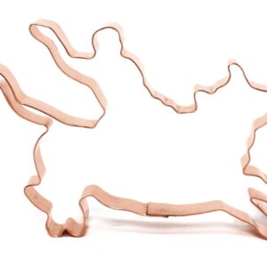 Professional Bull Riding Cowboy ~ Rodeo Copper Cookie Cutter