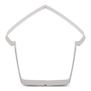 liliao dog house cookie cutter, 3.7 inch, stainless steel