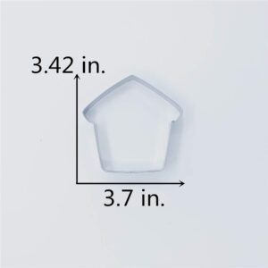 LILIAO Dog House Cookie Cutter, 3.7 inch, Stainless Steel