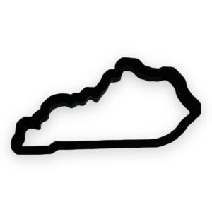 kentucky state cookie cutter with easy to push design (4 inch)