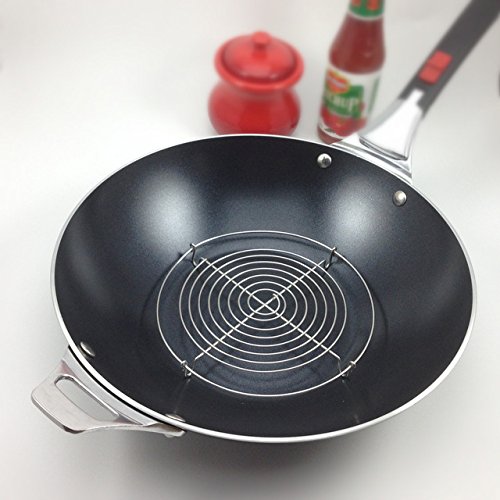 i Kito Wire Steamer Kettle Rack Holder Fit For All Pots Pans Up To 4L Cookware Easy Cooking Steaming Vegetables Foods (Small-Dia 5inch)