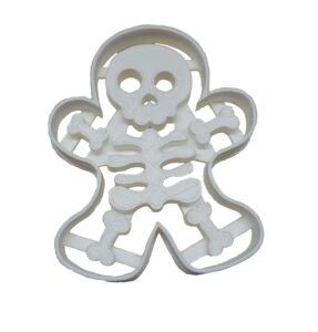 gingerbread skeleton man body bones halloween cookie cutter made in usa pr113