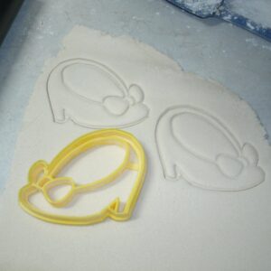 THEMED MAGICAL MOUSE WITH BOW CARTOON CHARACTER SET OF 4 COOKIE CUTTER BAKING TOOL USA PR533