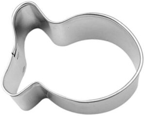 goldfish fish cracker 2 inch cookie cutter from the cookie cutter shop – tin plated steel cookie cutter