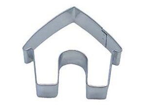 r&m dog house 3.5" cookie cutter in durable, economical, tinplated steel