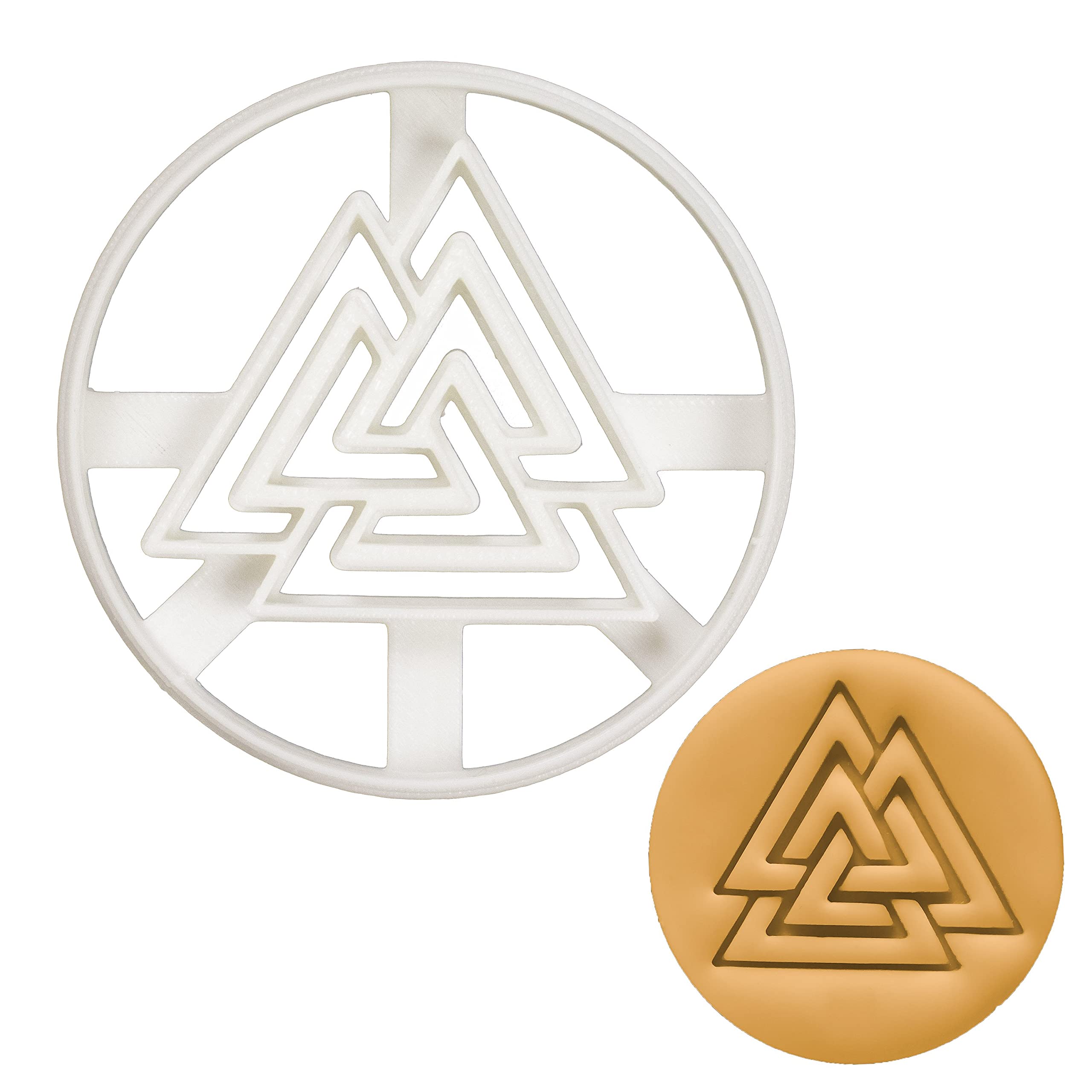 Nordic Runes - Valknut cookie cutter, 1 piece - Bakerlogy