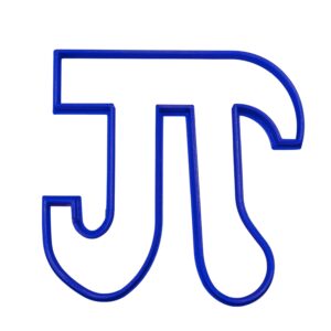 pi 3.14 symbol math circle circumference cookie cutter made in usa pr610