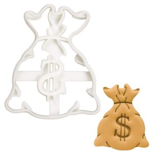 money bag cookie cutter, 1 piece - bakerlogy