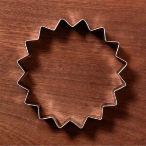 LILIAO Sunflower Cookie Cutter - 3.8 x 3.8 inches - Stainless Steel