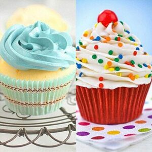 dxS8hhuo 100 Pieces Multi-color Mini Paper Baking Cups Liner Muffin Cupcake Paper Cake Cases