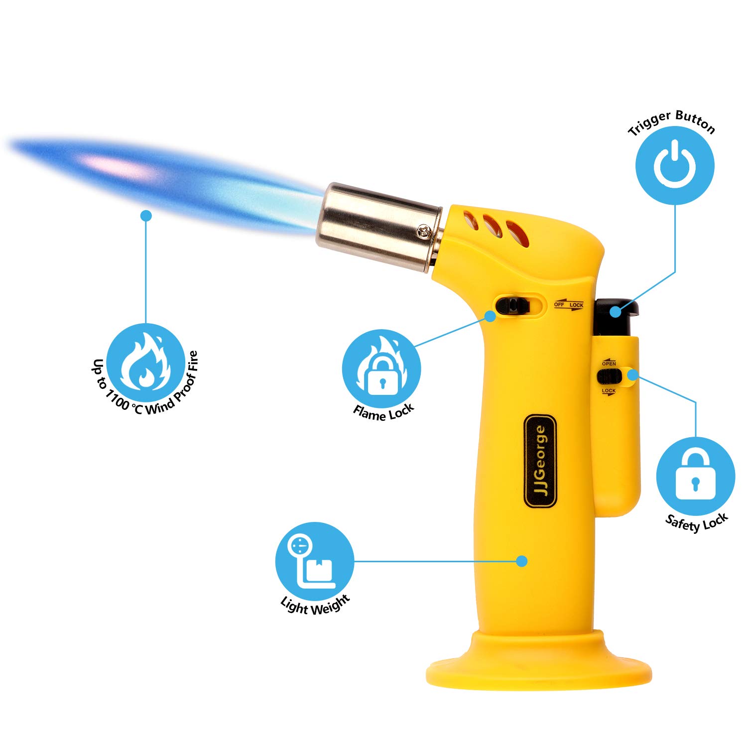 JJGeorge Yellow Jacket Culinary Torch