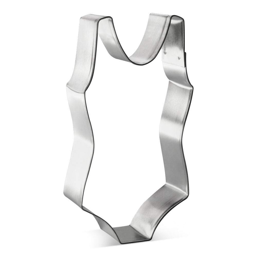 One Piece Swimsuit/Lingerie 4 Inch Cookie Cutter from The Cookie Cutter Shop – Tin Plated Steel Cookie Cutter