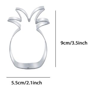 WJSYSHOP Pineapple Cookie Cutter Stainless Steel