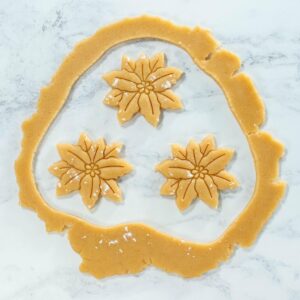 Poinsettia Flower cookie cutter, 1 piece - Bakerlogy