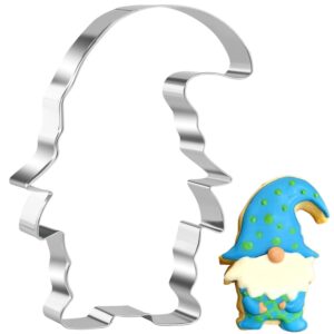 kaishane gnome cookie cutter shapes for baking stainless steel christmas biscuit/pastry cutters for xmas/holiday