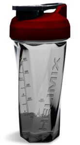 helimix 2.0 vortex blender shaker bottle holds upto 28oz | no blending ball or whisk | usa made | portable pre workout whey protein drink shaker cup | mixes cocktails smoothies shakes | top rack safe