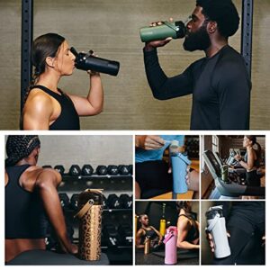 BrüMate MultiShaker Blender Shaker Bottle | 100% Leakproof Insulated Stainless Steel The Perfect Shaker Cup, Protein Shaker Bottle, and Pre Workout Bottle for the Gym | 26oz (Aqua)