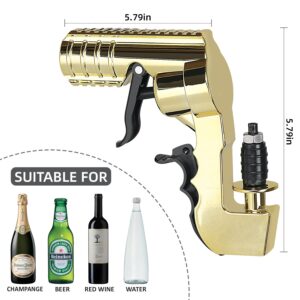 Champagne Gun Shooter,The 4th Generation Beer Gun Shooter,Alcohol Gun Shooter Bottle Squirt Spray Gun for Party Club Bar Festival Birthday Wedding Christmas