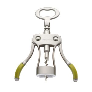 stainless steel wing corkscrew wine opener, waiters corkscrew cork and beer cap bottles opener remover, used in kitchen restaurant chateau and bars