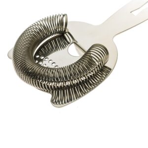 Barfly Heavy Duty Spring Bar Strainer, Stainless Steel