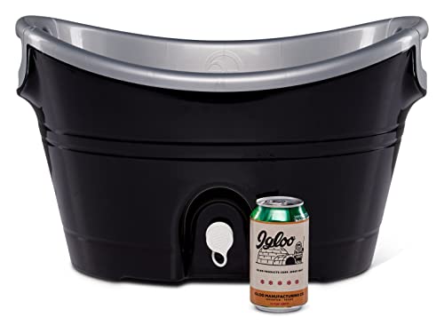 Igloo Party Bucket Cooler Black/Silver, 20 quart