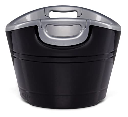 Igloo Party Bucket Cooler Black/Silver, 20 quart