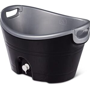 Igloo Party Bucket Cooler Black/Silver, 20 quart