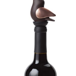 ChirpyTop Wine Pourer - Brown and Copper