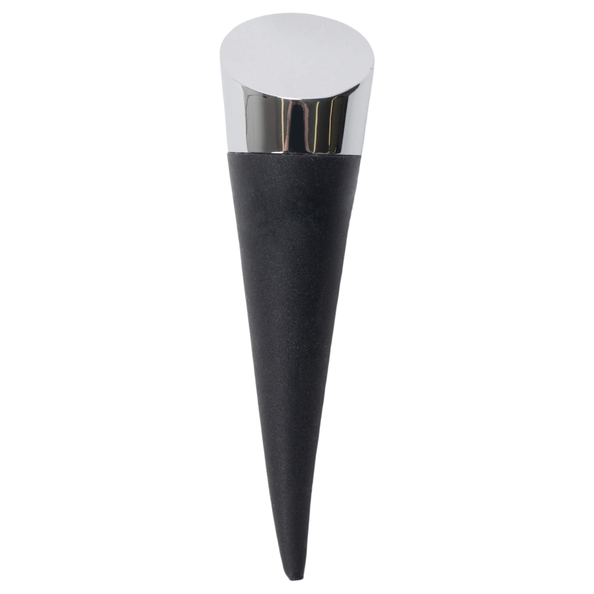 Cork Pops Rubber 4 Inch Reflective Chrome Royal Bottle Stopper