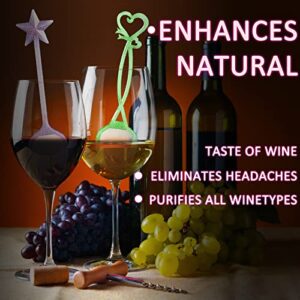 Wine Sulfite Filter Remove Sulfite Histamine - 8pcs Purifier Stir Stick Wine Reduce Allergic Reactions and Eliminate Headaches and Hangovers