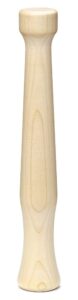 fletchers' mill muddler, cocktail muddler, solid wood, ideal bartender tool for old fashioned, mojitos - 11 inch