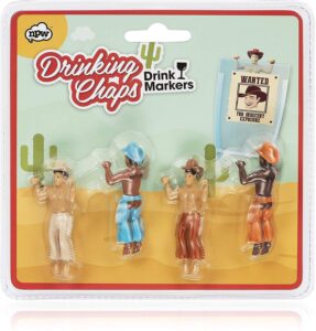 npw drinking buddies chaps, 4-count, assorted