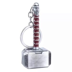 Bottle Opener Thor Bottle Opener Shape Beer Opener Funny Thor of Hammer Mjolnir Keychain Opener Thor Hammer Lovers Gift Party Pub Bar Gifts Wine Corkscrew Beverage Wrench  (Silver)