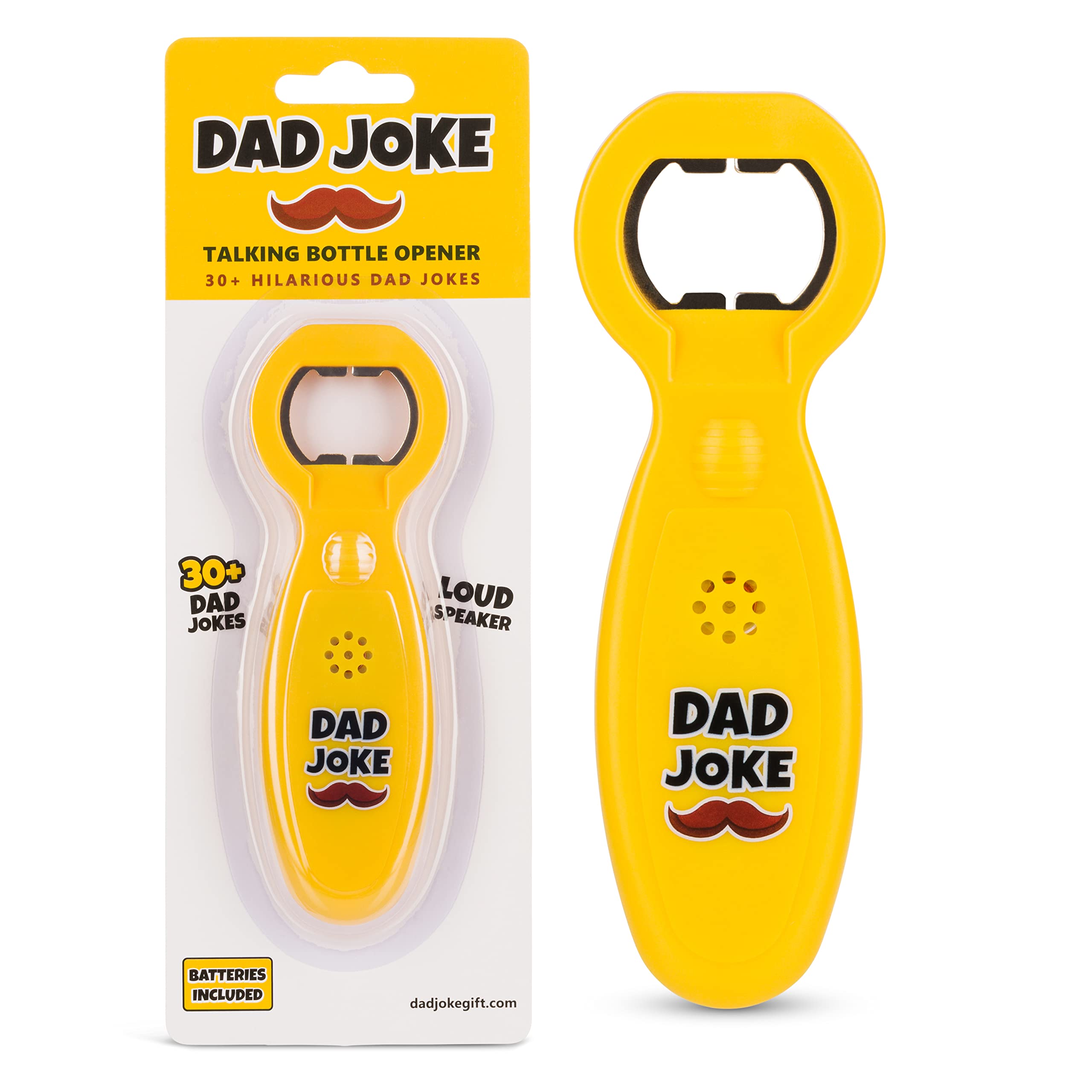 Dad Joke Bottle Opener | A funny Gift for Dad with 30+ hilarious Dad Jokes