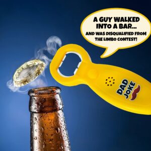 Dad Joke Bottle Opener | A funny Gift for Dad with 30+ hilarious Dad Jokes