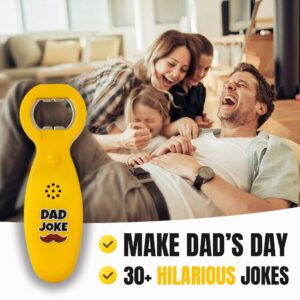 Dad Joke Bottle Opener | A funny Gift for Dad with 30+ hilarious Dad Jokes