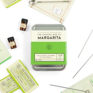 the cocktail box co. margarita cocktail kit - premium cocktail kits - make hand crafted cocktails. great gifts for him or her cocktail lovers (1 kit)