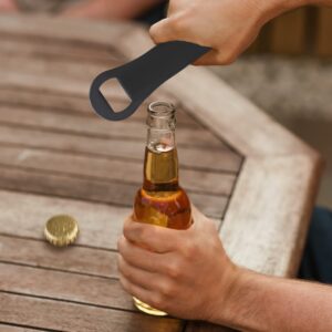 2 Pieces Bottle Opener and Pour Spout Remover Flat Bar Key for Bartenders Stainless Steel Speed Opener Multifunction Dog Bone Wine Bottle Opener for Home Kitchen Party and Bar