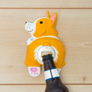 BigMouth Inc Corgi Butt Bottle Opener - Hilarious Beer Bottle Openers - Wall Mount Bottle Cap Opener - Funny Gifts for Adults