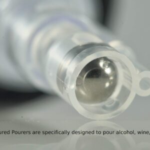 AmeriPour - Measured Pourer - Liquor Bottle Pourers - Collared - (3pk) Made 100% In The USA. Bar Spouts That Don't Leak - No Cracks, Just A Perfect Cocktail Pour Everytime. Great for Wine Too! (1oz)