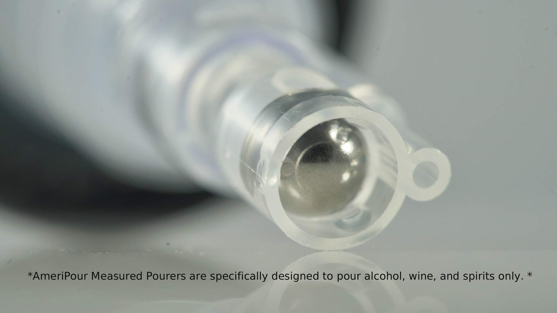 AmeriPour - Measured Pourer - Liquor Bottle Pourers - Collared - (3pk) Made 100% In The USA. Bar Spouts That Don't Leak - No Cracks, Just A Perfect Cocktail Pour Everytime. Great for Wine Too! (1oz)