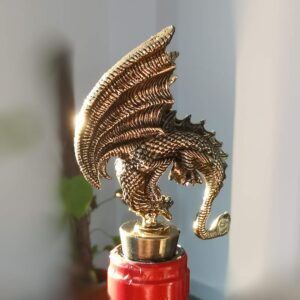 Dragon Wine Stoppers Gothic Metal Alloy Design Bottle Stopper for Dragon Gift Party Decorative